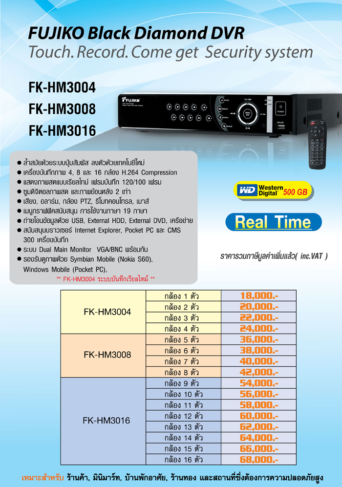 FUJIKO CCTV DVR FK-HM3016