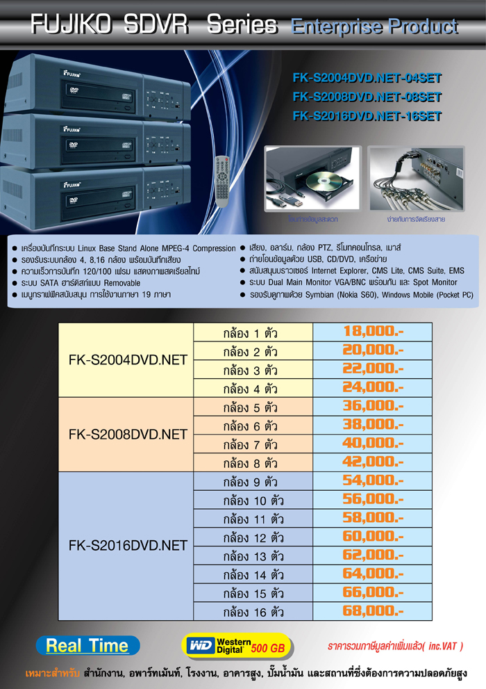 FUJIKO CCTV DVR FK-S2016DVD.NET