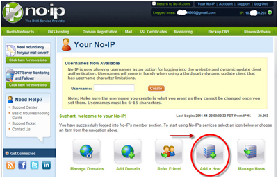 การสมัครใช้งาน No-ip การสมัครใช้งาน No-ip