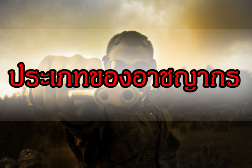 ประเภทของอาชญากร ประเภทของอาชญากร