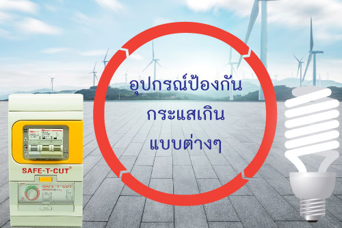 อุปกรณ์ป้องกันกระแสเกินแบบต่าง   ๆ (cctv) 